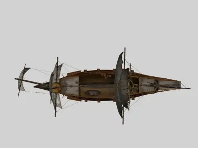 Mayflower  Sailboat 3D model