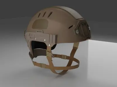 Helmets military helmet 3D model