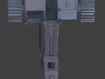 Gothic Demolition Wrecking Machine 3D Model Low-poly 3D model