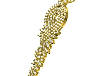 Antique Diamond Pendant 3D print model