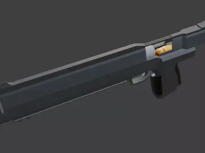 Orginal Heavy Combat Pistol 3D model