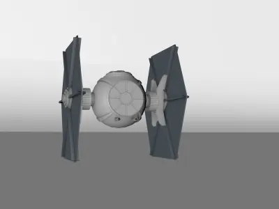Star Wars Tie Fighter Free 3D model