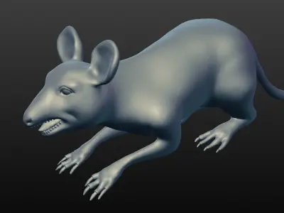 rat 3d model 3D model purchase