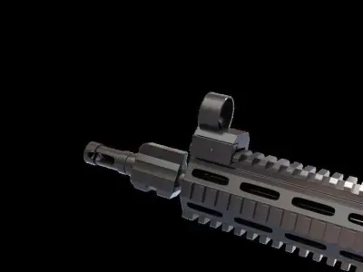 HK 416 rainbow six siege 3D model