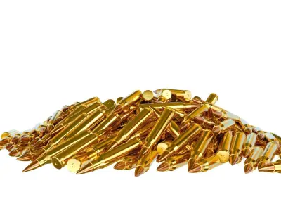 Bullets Pile in the floor 2 3D model