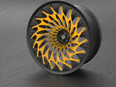 Organic rim 3D model