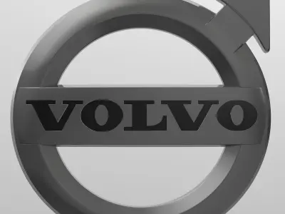 volvo logo 3D model from CGTrader