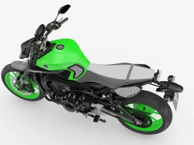 Yamaha MT-09 3D model