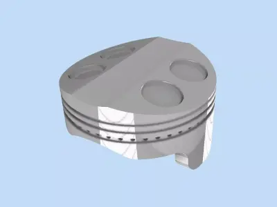 Racing piston 3D print model