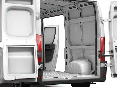 RAM Promaster Van L2H2 HQ Interior 2023 3D model