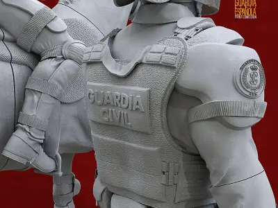 GUARDIA CIVIL  ESPANOL 3D print model