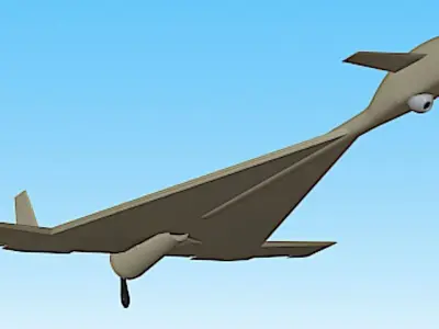 HAROP UAV - High Poly Free 3D model