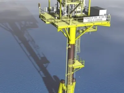 Caisson well protector Free 3D model