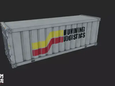 Shipping Cargo Container 3D model