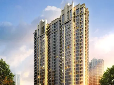 3Dmax fashion city commercial square building 198 3D model