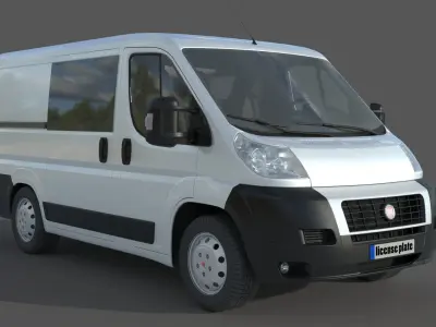 Fiat Ducato  Panelvan 3D model