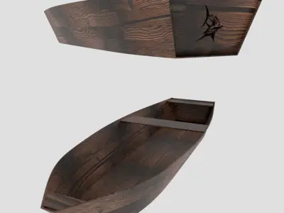 BOAT INTERIER 3D model