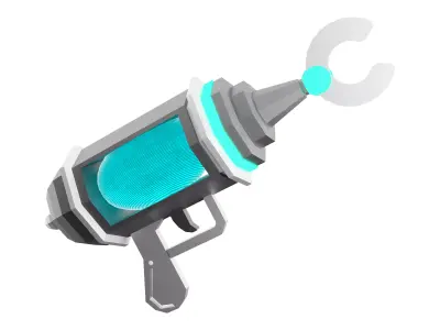 3d fictional comic weapon icon 3D model