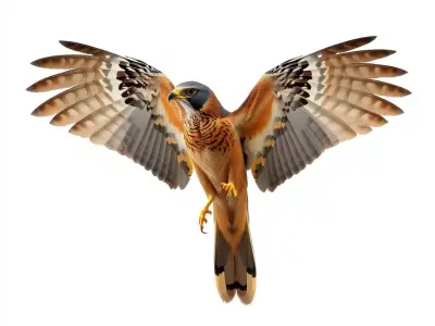 Elegant Falcon model pack Low-poly 3D model