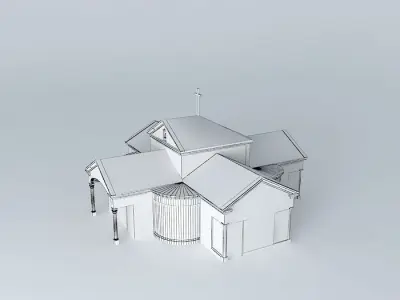 Church house Free 3D model