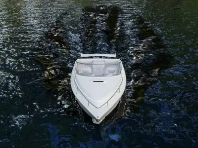 Boat 3D Model Low-poly 3D model