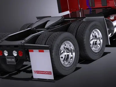 Kenworth T880 Sleeper Cab 2015 3D model