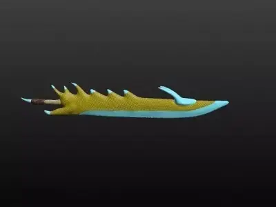 Sword Dragon - Class Code 3D model