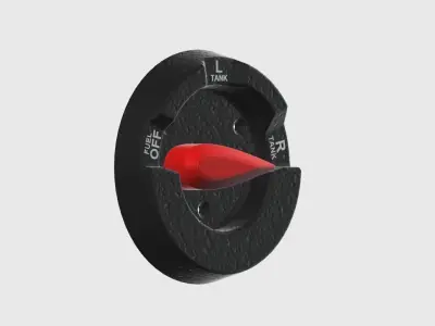 Piper PA28 Fuel Selector for Flight Simulator 3D print model