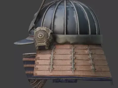 Elite Shogun Commander Kabuto 3D Model Low-poly 3D model