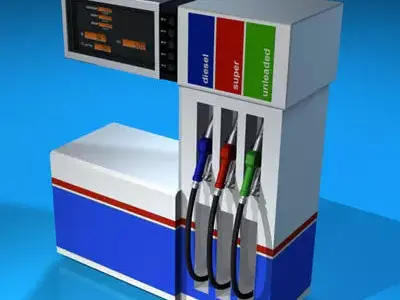Gas pump2 3D model