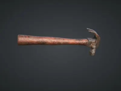 Hammer for Games Low-poly 3D model