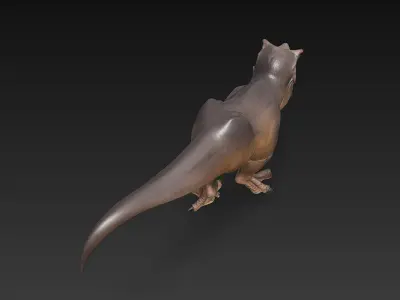 T-Rex Dinosaur 3D Model Basic - Low Poly Simple Low-poly 3D model