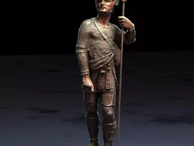 Soldier 2 - Scan 3D model