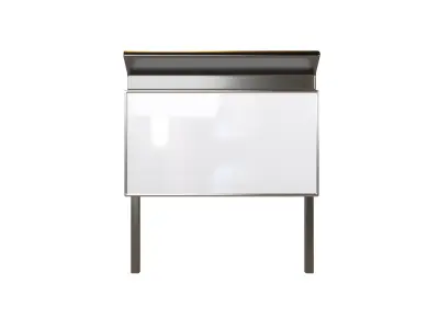 Advertising Display LCD Mockup v3 001 Low-poly 3D model
