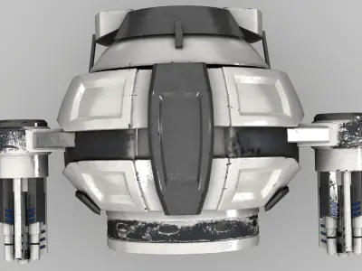 Sci fi drone DMX Defender 3D model