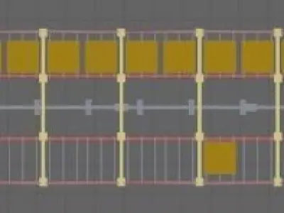 ASRS Single Deep and Rack System 3D designed model 3D model