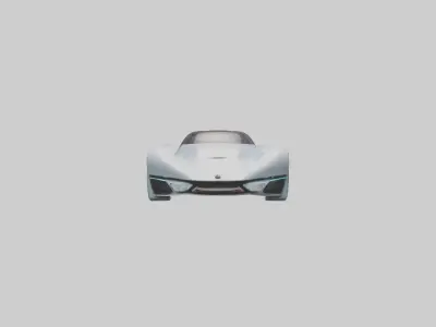 Futuristic Model Set Low-poly 3D model