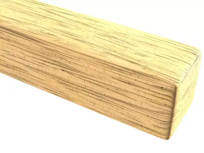 Burned Match PBR Low-poly 3D model