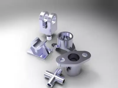Mechanical Components Free 3D model