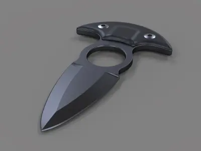 Push dagger 6 3D model