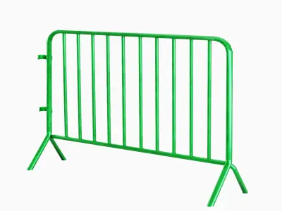 Fence Barrier 05 Low-poly 3D model