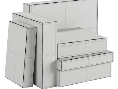 Board Games Pack 5 3D model