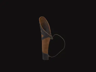 Medieval Quiver Low-poly 3D model