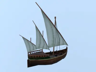 FREE Ships Free low-poly 3D model