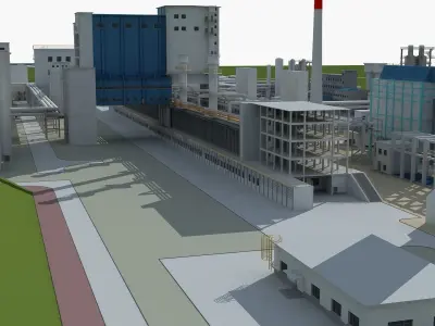 Factory 1 3D model