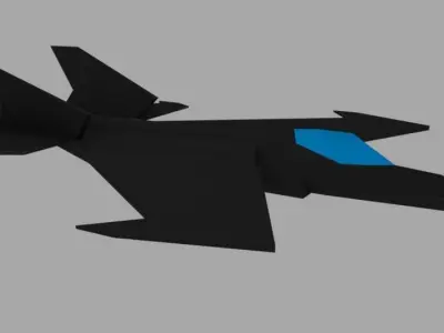Fighter jet 3D model by BAYUAjiSTUDIO