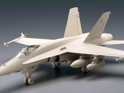 McDonnell Douglas FA-18 Hornet  3D model