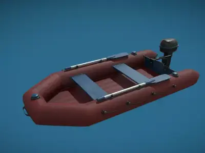 Boat  Motor Free 3D model