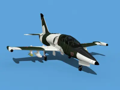 Aero Vodochody L-39C Albatross Russia 2 3D model
