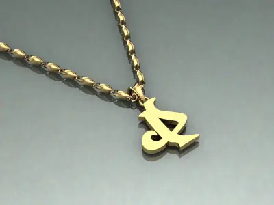 Pendant P-p1 3D print model